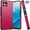 Hot Pink, variant on Designed for T-Mobile Revvl 7 Pro 5G Ultra Slim Fit Tough Strong Protection Shock Absorption Hybrid Dual Layer Hard PC + TPU Rubber Armor Phone Case Cover [Gray]