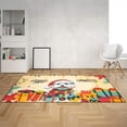 thumbnail image 2 of Merry Christmas Santa Maltese Scarf Twinkling Lights Xmas Holiday Indoor Rug Maltese Dog Lover Gifts Idea Carpet Living Bed Room Sofa Home Decor - 00022, 2 of 5