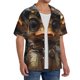 thumbnail image 2 of Balery Vintage Gentleman Duck Camisa Casual de Manga Corta con Botones para Hombre, Texturizada, Estilo Cubano, para Playa, Verano-Medium, 2 of 5