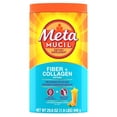 thumbnail image 1 of Metamucil Daily Fiber + Collagen, Psyllium Husk Powder, Plant Based, Sugar-Free with Stevia, 3-in-1 Fiber for Digestive Health, Orange Flavored, 90 Doses (29.8 OZ Fiber Powder), 1 of 5