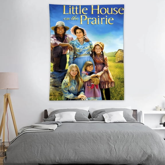 Tapestry for Little House on the Prairie Bedroom Dorm wall hanging Poster Backgrounds Wall Art Decorations Kids Girls Teens Gifts Funny 40×30 inch