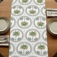 thumbnail image 5 of Table Runners 48 Inches Long Dress Scarves, Palm Trees Farmhouse Kitchen/Dining Table Runner, Short Coffee Tablerunners, Green Summer Botanical Watercolor 13x48 Inch, 5 of 9