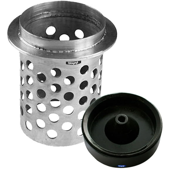 Perforated Casting Flask Vacuum Stainless Flanged With Sprue Base 4”X5”