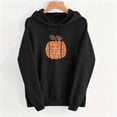 thumbnail image 4 of DIOAZUD Womens Halloween Sweatshirts Plus Size Pumpkin Graphic Pullover Hoodies Stretch Classic Long Sleeve Sweater Tops Halloween Clothes, 4 of 5