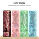 thumbnail image 2 of Sweet Mixed Color Cute Portable 2.4Ghz Teclado Y Mouse Inalámbricos Set Girl Universal Desktop Keyboard And Mouse Cateissary EL013839-04, 2 of 4