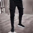 thumbnail image 1 of Nouvelle Marque Jeans Ajustés pour Hommes Mode Décontractée Pantalon de Loisir Pantalon long Pantalon Droit, 1 of 4