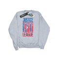 thumbnail image 1 of DC Comics Womens Justice League Movie Team Flag Sweatshirt, 1 of 5