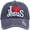 Navy, variant on I Love Jesus Baseball Cap Washed Cotton Adjustable Low Profile Unconstructed Distressed Dad Hat - White
