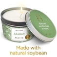 thumbnail image 2 of Magnificent 101 Long Lasting Flower Tin Candles with AZAHAR Orange Blossom Scented | 6 Oz - 35 Hour Burn | Made of Natural Soy Wax for Manifestation, Purification & House Energy Cleansing, 2 of 5