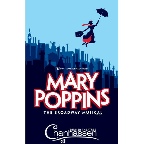 Mary Poppins Movie Poster Metal Print 8in X 12in Art Print On Metal 8x12 Walmart Com Walmart Com