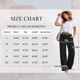 thumbnail image 3 of SWQZVT Women's Summer Palazzo Pants High Waisted Wide Leg Drawstring Flowy Beach Lounge Pants with Pockets, 3 of 8