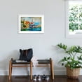 thumbnail image 3 of Art.com Beautiful Kastelorizo Bay (Greece, Dodecanes) - Artwork In Painting Style Art Print by Maugli-l, White Frame Wall Art, 29" x 21", 3 of 5