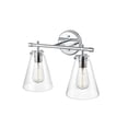 thumbnail image 2 of 8122-CH Millennium Lighting Aliza - 2 Light Bath Vanity-11 Inch Tall and 16 Inch Wide-Chrome Finish, 2 of 3