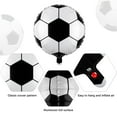 thumbnail image 3 of Globos de fútbol Durony de aluminio Mylar de 18 cm para decoración de fiestas, 3 of 7