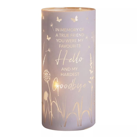 Celebrations Thoughts Of You Goodbye Tube Lamp