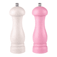 thumbnail image 1 of Oak Wood Salt and Pepper Grinder Set, Adjustable Coarseness and Refillable Sea Salt and Pepper with Ceramic Core, Mills Shakers for Kitchen Restaurant-Pack of 2, 1 of 5