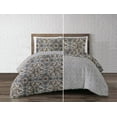 thumbnail image 2 of Delara Organic Cotton Duvet Sets 300 Thread Count, 3 Piece Duvet Cover with 2 Shams, King, 2 of 8