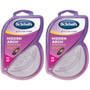 Dr. Scholls Stylish Step Hidden Arch Support For Flats, One Size fits All, 1 Pair, 2 Pack