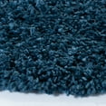 thumbnail image 3 of SAFAVIEH August Sophia Solid Shag Area Rug, Navy, 5' x 5' Round, 3 of 7