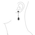 thumbnail image 3 of Bling Jewelry Womens Art Deco Vintage Dangle Chandelier Earrings with CZ Teardrop, 3 of 7