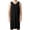 Black, variant on Men's Sleeveless V-Neck Modal Nightshirt, Loose Fit Lightweight Soft Sleep Shirt Knee Length, Breathable Comfort Casual Home Loungewear Tank Top Blue