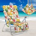 thumbnail image 2 of Aosijia Beach Chair Cover with Side Pockets Portable Chair Towel Cover Seat Cover for Sun Lounger Pool Sunbathing Garden Beach Hotel No Sliding, 2 of 5