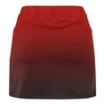 thumbnail image 4 of gbyLJF Womens Skorts High Waisted Tummy Hide Athletic Tennis Golf Skirts with Shorts Pockets Biker Shorts Red S, 4 of 5