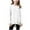 White, variant on fatyb Girls Tops Lace Hem Long Sleeve Tunic Tops Kids Girls Crewneck Casual Loose Tee Blouses 4-15 Years