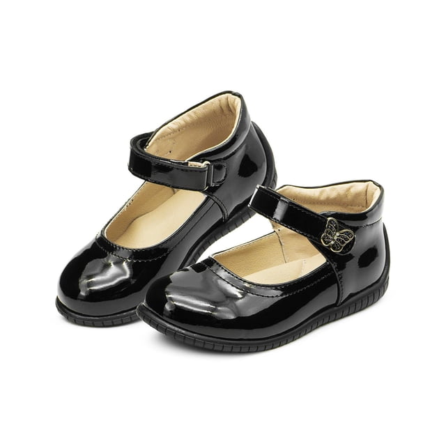 Mercedita Karsten Niña Comodidad Velcro Antiderrapante 12-17 negro 13.5