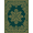 Green Gold, Pattern 17, variant on ODIKA 8'x10' Washable Area Rug Durable, Non-Slip Botanical Tropical With Symmetrical Foliage Border Palm Leaf Refined Structured for Living Room, Under Sectional, Family