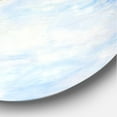 thumbnail image 3 of Designart 'Snow-Capped Mountains With Winter Landscape' Traditional Circle Metal Wall Art 23x23 - Disc of 23, 3 of 5