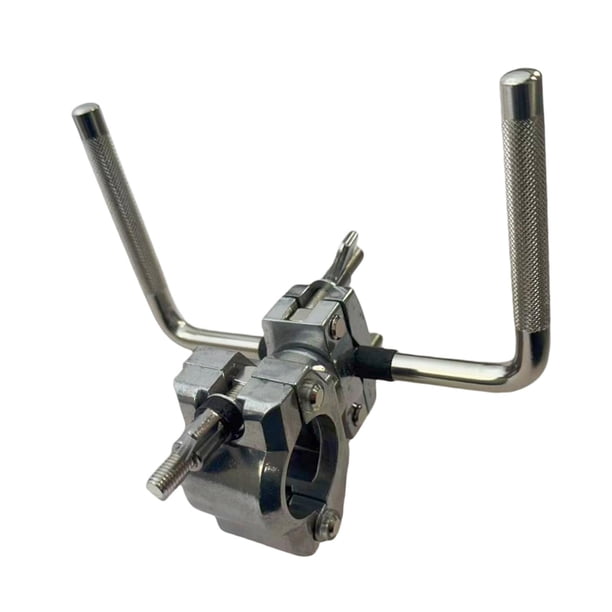 Abrazadera para rack de batería, soporte de tubo doble ajustable, resistente aleación de zinc, accesorio musical Estilo B