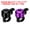 Black Purple, variant on Uxcell 2Pcs Bike Bell Loud Sound Mini Bicycle Bell Aluminum Bike Accessory Black Purple