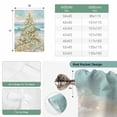 thumbnail image 6 of Coastal Beach Tie Up Curtains for Windows, Adjustable Balloon Window Shades, Summer Ocean Wave Starfish Coral Trees Kitchen Window Treatments Adjustable Roll Up Curtain for Basement/Nursery 52"x45", 6 of 8