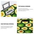 thumbnail image 5 of Fotbe Avocado Luggage Cover Protector,Suitcase Protector,Scratch and Dirt Resistant,Fits 18-32 Inch Luggage-Medium, 5 of 9