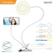 Bower 24-inch Flexible LED Ring Light Desk Clip