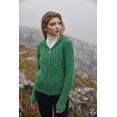 thumbnail image 3 of Ladies Merino Wool Double Collar Zipped Cardigan, 3 of 6