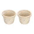 thumbnail image 4 of Miangastore Home Storage Baskets Vintage Style Synthetic Material 2Pack 5.89X5.89X4.72Inch, 4 of 8