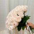 thumbnail image 2 of 36PCS Artificial Silk Flowers Realistic Roses Bouquet Long Stem for Home Wedding Decoration Party, 2 of 3