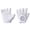 White, variant on Non- Fingerless Yoga Gloves for Gym and Fitness Workouts, Silicone Grip for Sport Training and Aerial Yoga, Women and Men