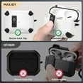 thumbnail image 2 of AirPods Pro 2nd Generation Case Cover,for AirPods Pro 2 Case with Automatic Lock Compatible with MagSafe Pro 2 Pro 1 Bracket Protective Case Compatible with Apple AirPods Pro 2/ Pro, 2 of 7