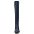 thumbnail image 7 of Ferwind Women's Knee-High Riding Boots Tall Heels Buckle Straps Adult Navy 12, 7 of 7
