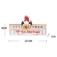 thumbnail image 2 of MYG Wooden Christmas Countdown Calendar Number Santa for Home Office Decoration, 2 of 9