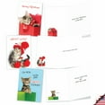 thumbnail image 4 of 10 Assorted Set Funny Christmas Greeting Cards - Meowy Holidays - Funny Xmas Felines in Various Holiday Scenes, 4 of 6