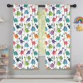 thumbnail image 5 of Blackout Kids Curtains,Colorful Dinosaur and Nature Pattern Childrens Insulated Curtains Set Of 2,Bedroom Essentials,Toddler Room Decor 42"x63", 5 of 5