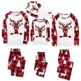 thumbnail image 4 of LSLJS Christmas Pajamas Pyjamas de Noël Assortis pour la Famille, Ensemble Assorti, Pjs de Noël pour la Famille, Ensemble Haut à Carreaux Rouges et Pantalon Long, Ensemble de Nuit pour les Fêtes, 4 of 4