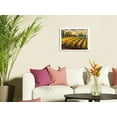 thumbnail image 3 of Sunset on the Vineyard - Italy - Italian Villa Vineyards Cypress Trees - From an Original Watercolor Painting by Robin Wethe Altman - Bamboo Fine Art 290gsm Paper (Unframed) 17x22in, 3 of 4