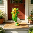 thumbnail image 5 of WWG Corn Themed Outfit Set for Porch Goose Decoration, Soft Lightweight Fabric Wear Resistant, Easy to Put On and Take Off, for Courtyard Garden Farm Style Decor, 5 of 9