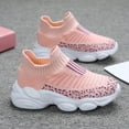 thumbnail image 6 of Zanarzt Toddler Shoes Kids Sneakers for Boys Girls Running Tennis Shoes Lightweight Breathable Sport Athletic Pink,US 1, 6 of 6