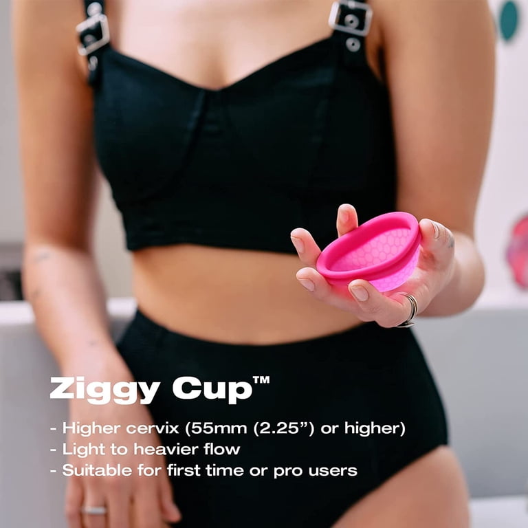 Intimina Ziggy Cup Flat-fit Reusable Menstrual Cup HSA/FSA